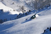 Invernale solitaria pomeridiana in VENTUROSA (1999 m) da Buffalora il 21 febb. 2018 - FOTOGALLERY